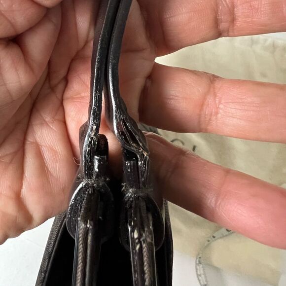 Gucci Brown and Black GG Monogram Shoulder Bag - Picture 11 of 17